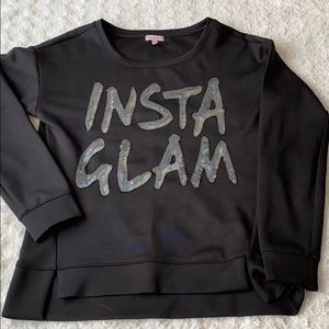 Juicy couture sequined long sleeve